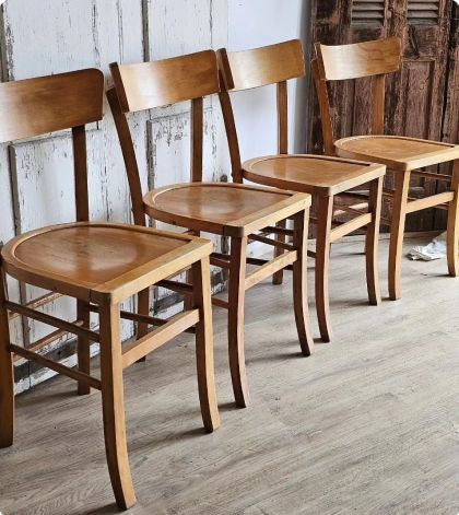 Anciennes chaises de bistrot  lot 4