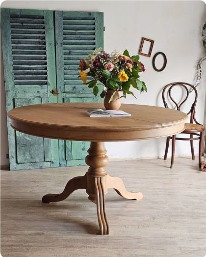 Grande table modulable style Louis Philippe 380 cm