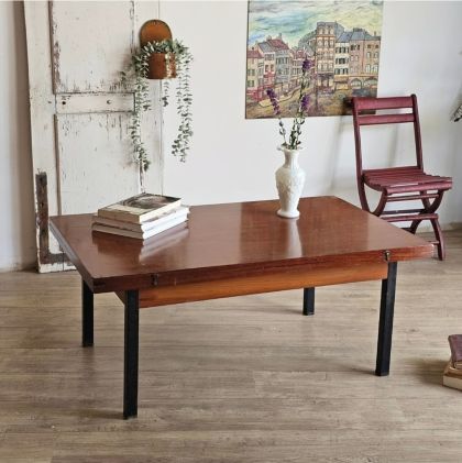 Table modulable portefeuille vintage design industriel