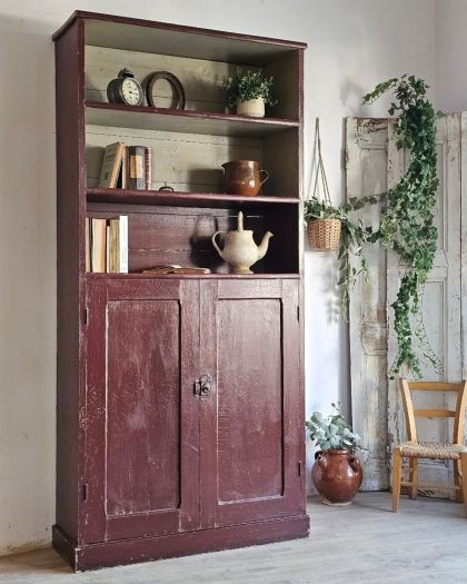 Ancien meuble d'atelier début 20e patine exceptionnelle