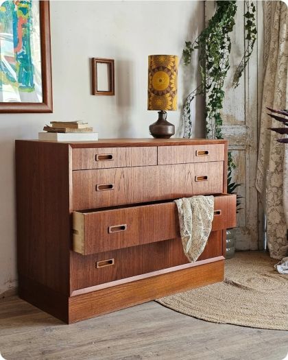 Ancienne commode Scandinave annnées 60 Lyby Mobler Denmark