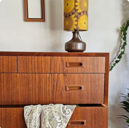 Ancienne commode Scandinave annnées 60 Lyby Mobler Denmark