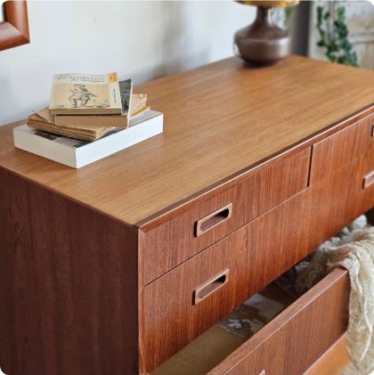 Ancienne commode Scandinave annnées 60 Lyby Mobler Denmark