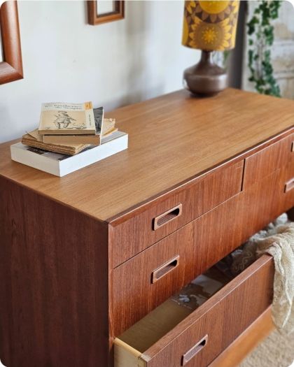 Ancienne commode Scandinave annnées 60 Lyby Mobler Denmark