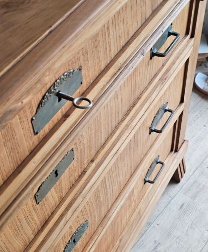 Ancienne grande commode style Louis-Philippe
