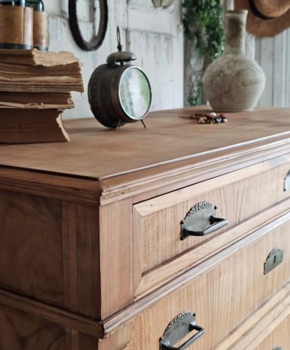 Ancienne grande commode style Louis-Philippe