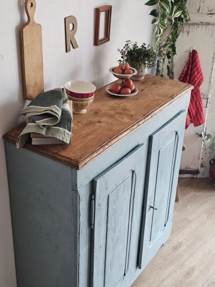 Ancien buffet rustique de campagne début 20e