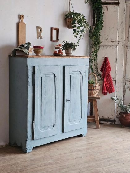 Ancien buffet rustique de campagne début 20e