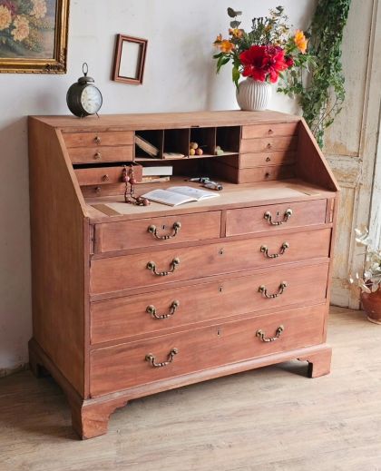 Ancien commode bureau massif début 20e