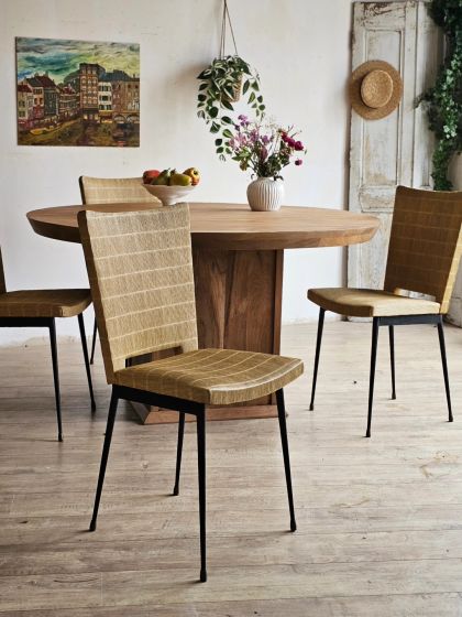 Suite de 4 chaises Colette Gueden années 50