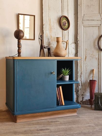 Ancien meuble d'appoint années 1940 1950