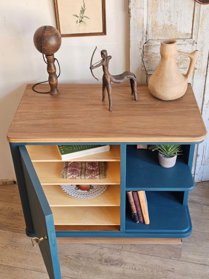 Ancien meuble d'appoint années 1940 1950