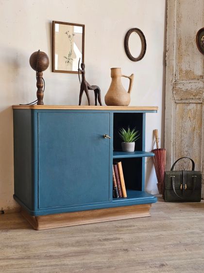 Ancien meuble d'appoint années 1940 1950