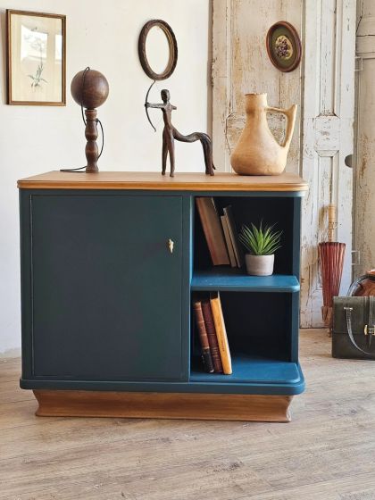 Ancien meuble d'appoint années 1940 1950