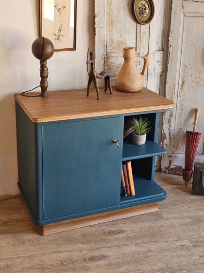 Ancien meuble d'appoint années 1940 1950