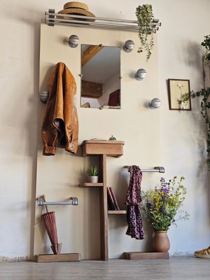 Ancien grand vestiaire porte manteau années 1950/ 1960