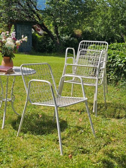 Suite de 4 fauteuils EMU Rio Italie années 60