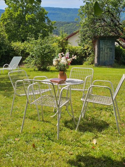 Suite de 4 fauteuils EMU Rio Italie années 60