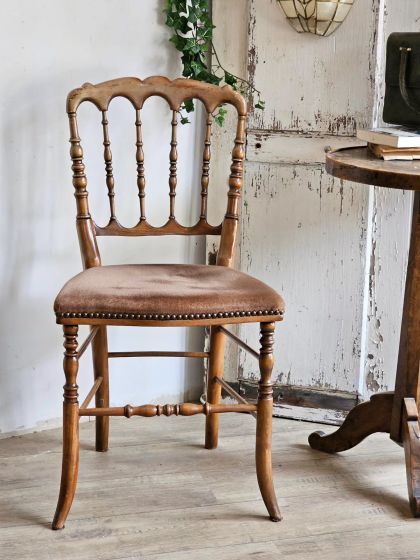 Ancienne paire de chaises Napoléon III