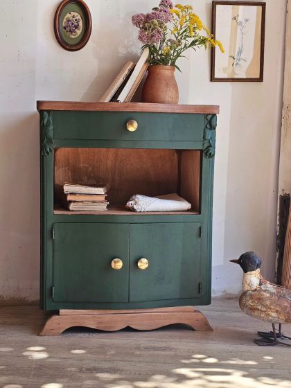 Ancien meuble d’appoint chevet Art déco circa 1930