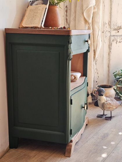 Ancien meuble d’appoint chevet Art déco circa 1930