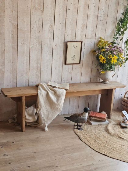 Ancien banc de ferme fin XIXe