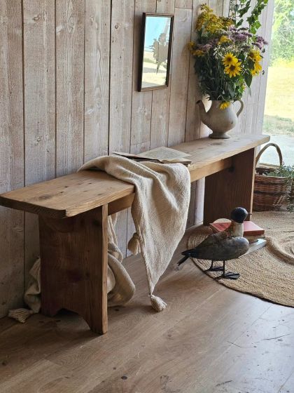 Ancien banc de ferme fin XIXe