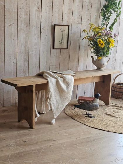 Ancien banc de ferme fin XIXe