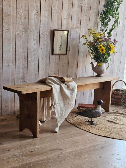 Ancien banc de ferme fin XIXe