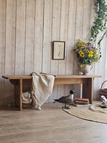 Ancien banc de ferme fin XIXe