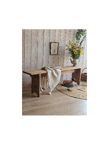 Ancien banc de ferme fin XIXe